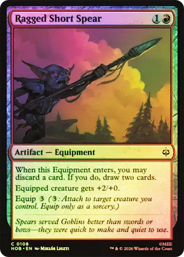 Ragged Short Spear Foil