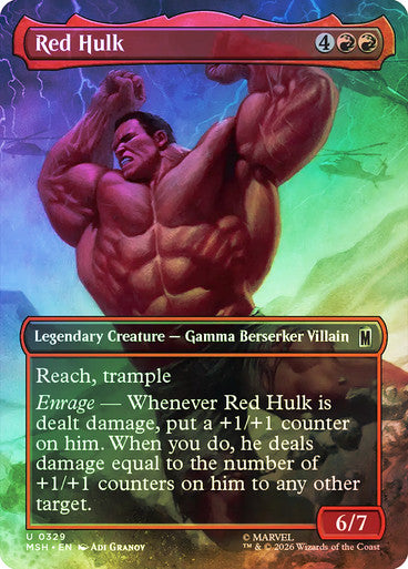 Red Hulk (Borderless) Foil
