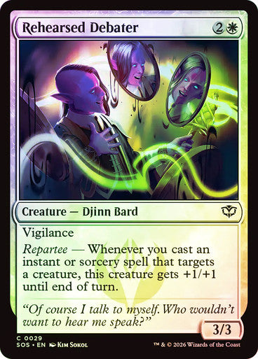 Rehearsed Debater Foil