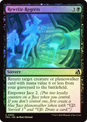 Rewrite Regrets Foil