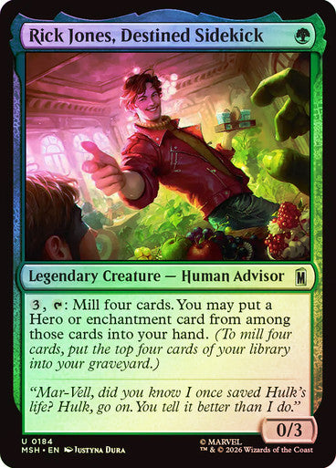 Rick Jones, Destined Sidekick Foil