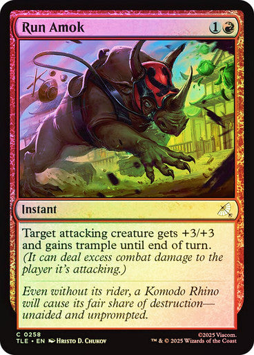 Run Amok Foil