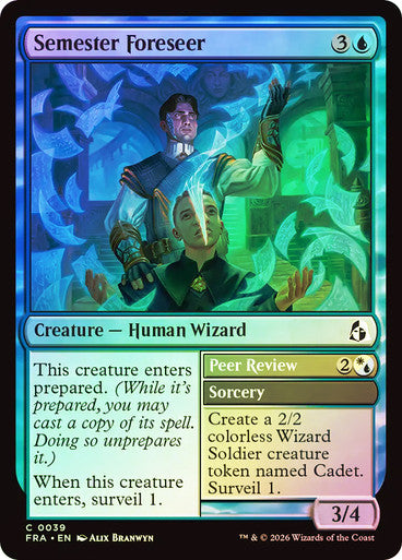 Semester Foreseer // Peer Review Foil