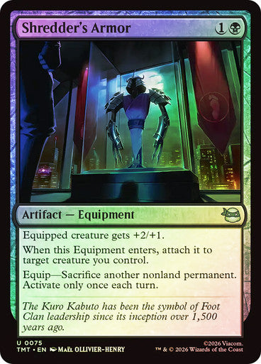 Shredder's Armor Foil