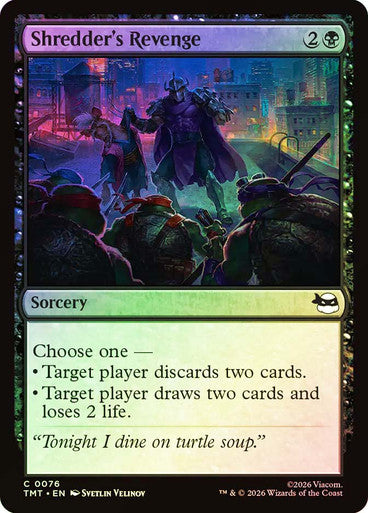 Shredder's Revenge Foil