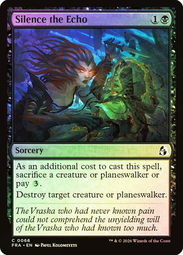 Silence the Echo Foil