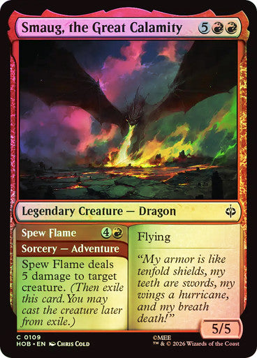 Smaug, the Great Calamity // Spew Flame Foil