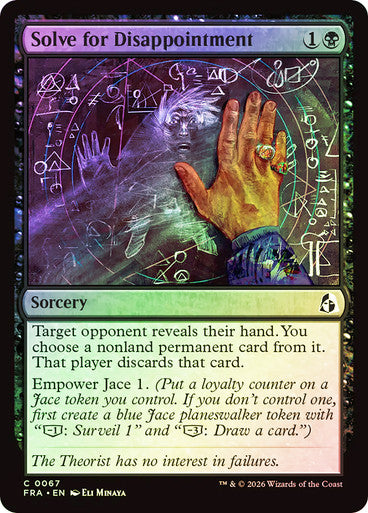 Solve for Disappointment Foil