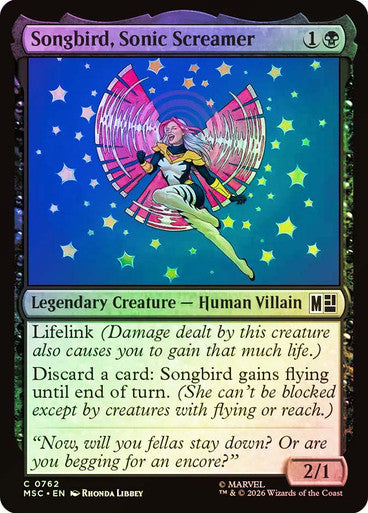 Songbird, Sonic Screamer Foil