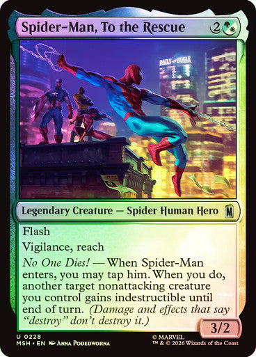 Spider-Man, To the Rescue Foil