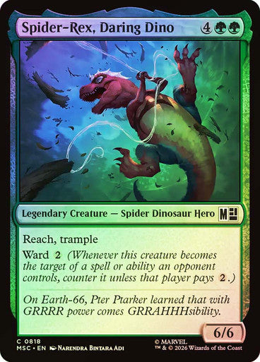 Spider-Rex, Daring Dino Foil