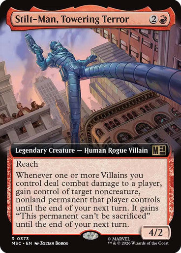 Stilt-Man, Towering Terror (Extended Art)