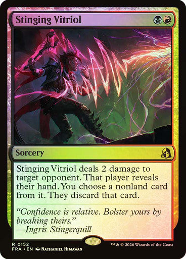 Stinging Vitriol Foil