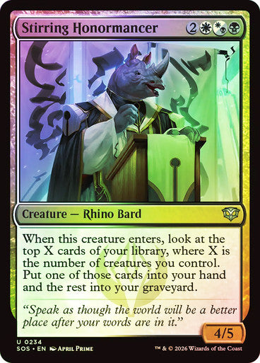 Stirring Honormancer Foil