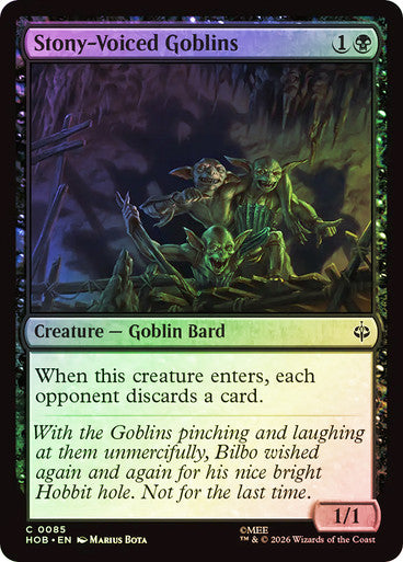 Stony-Voiced Goblins Foil