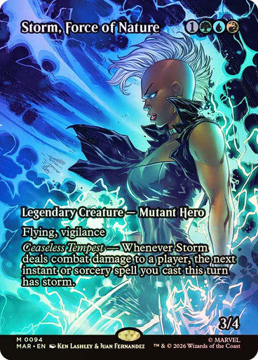 Storm, Force of Nature (Borderless) Foil