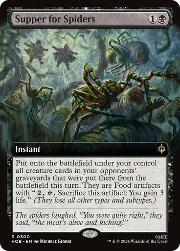 Supper for Spiders (Extended Art)