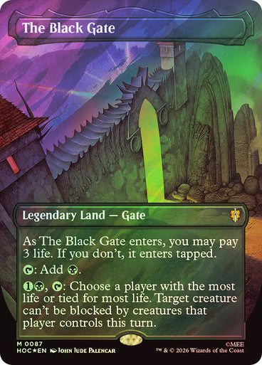 The Black Gate (Borderless) Surge Foil