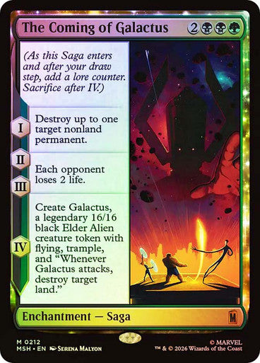 The Coming of Galactus Foil