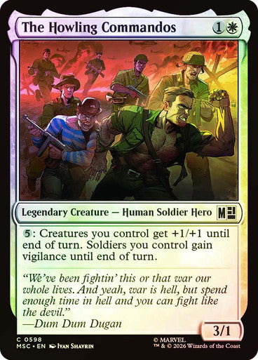 The Howling Commandos Foil