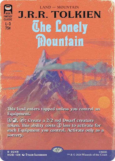 The Lonely Mountain (Borderless)