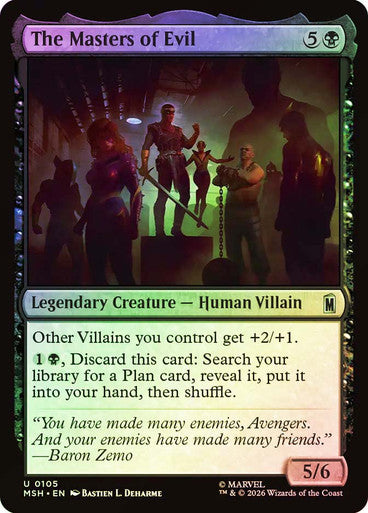 The Masters of Evil Foil