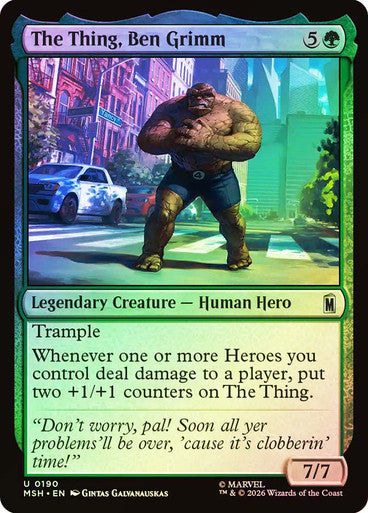 The Thing, Ben Grimm Foil