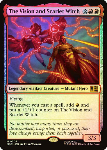 The Vision and Scarlet Witch Foil