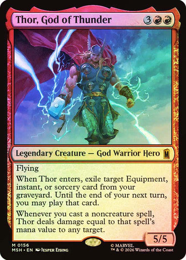 Thor, God of Thunder Foil