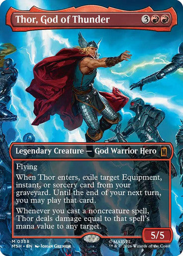 Thor, God of Thunder (Borderless)
