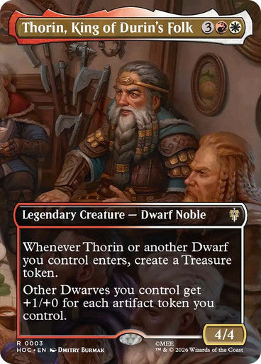 Thorin, King of Durin's Folk (Borderless)