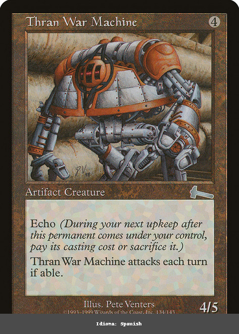 Thran War Machine - Spanish