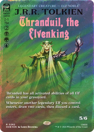 Thranduil, the Elvenking (Borderless) Surge Foil