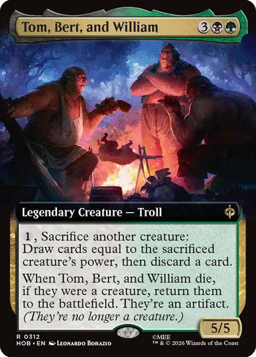 Tom, Bert, and William (Extended Art)