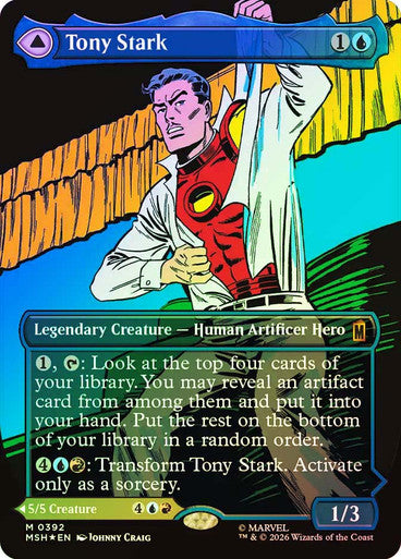 Tony Stark // The Invincible Iron Man (Borderless) Foil