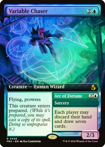 Variable Chaser // Arc of Fortune (Extended Art) Foil