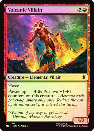 Volcanic Villain Foil