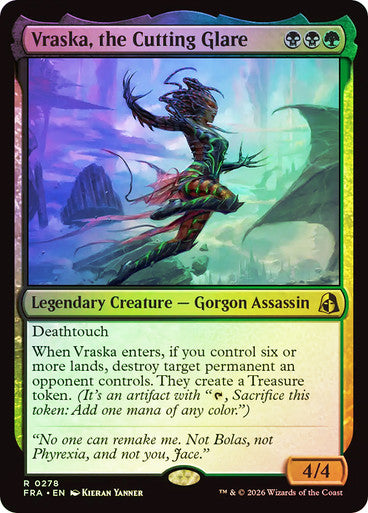Vraska, the Cutting Glare Foil