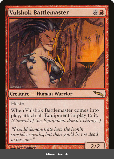 Vulshok Battlemaster - Spanish