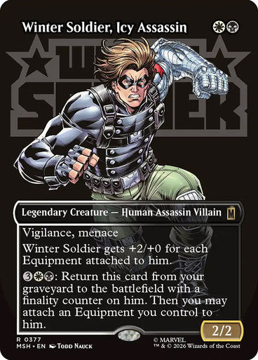 Winter Soldier, Icy Assassin (Borderless)