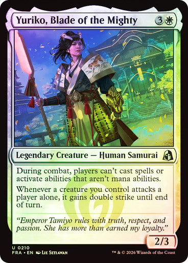 Yuriko, Blade of the Mighty Foil