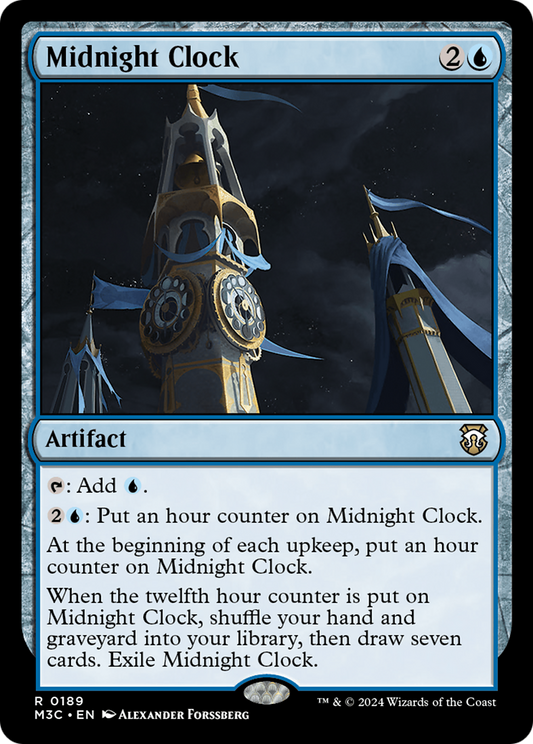 Midnight Clock Ripple Foil
