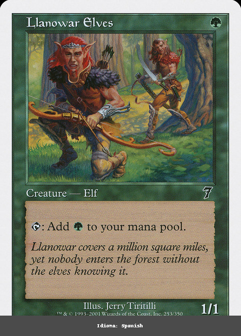 Llanowar Elves - Spanish - Spanish