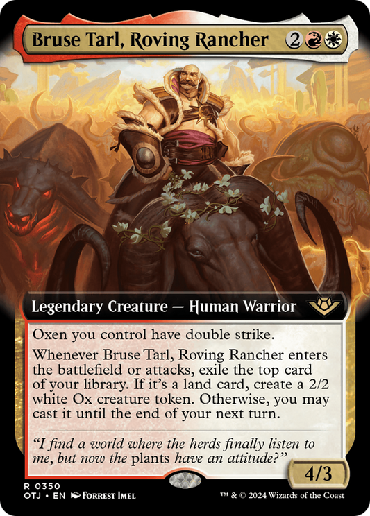 Bruse Tarl, Roving Rancher (Extended Art) Foil
