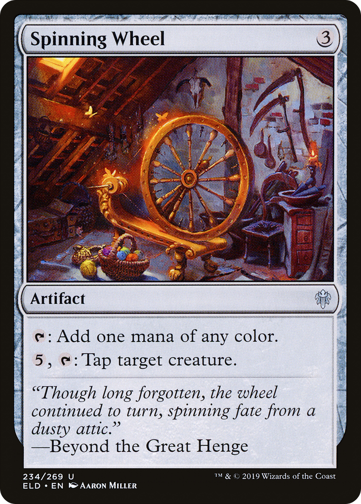 Spinning Wheel Foil