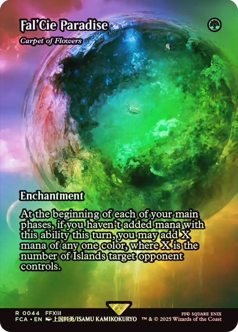 Fal'Cie Paradise // Carpet of Flowers - (Fal'Cie Paradise) (Borderless) - Foil