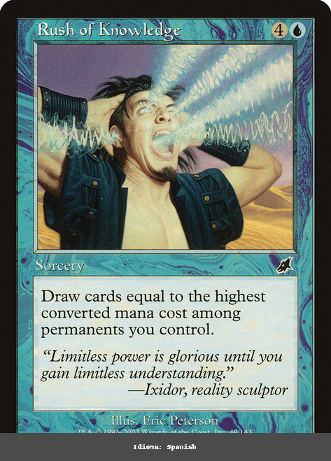 Rush of Knowledge - Regular - Spanish