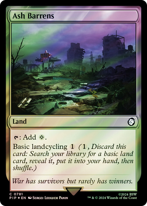Ash Barrens - (Surge Foil) - Foil