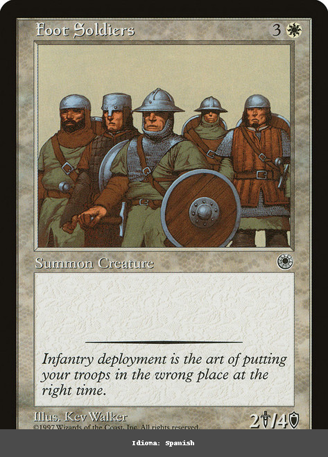 Foot Soldiers - Regular - Spanish
