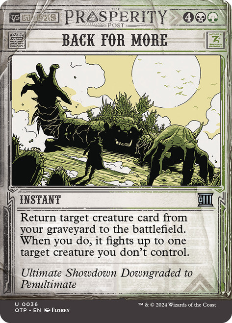 Back for More - Borderless